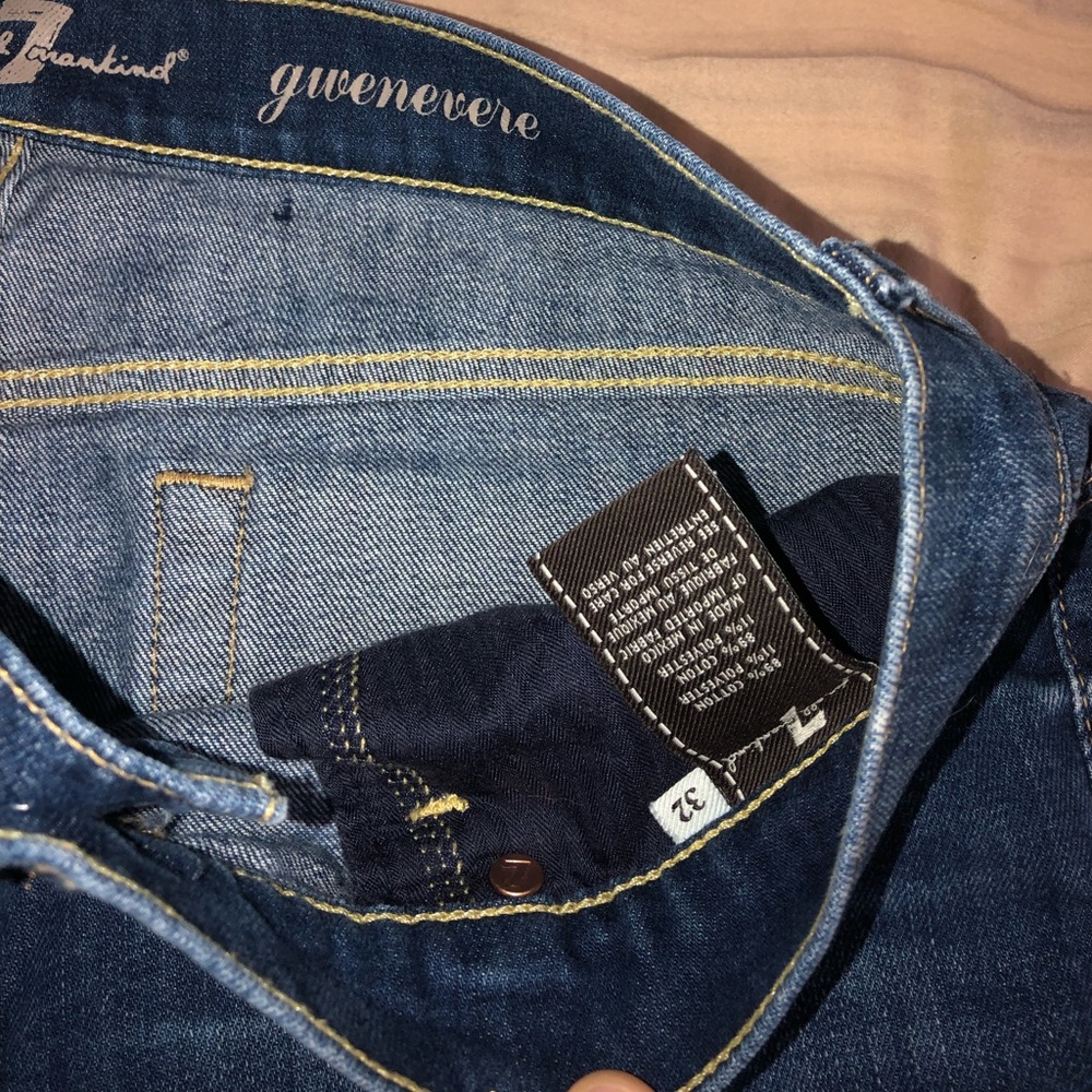 7 for all Mankind jeans. Style Gwenevere